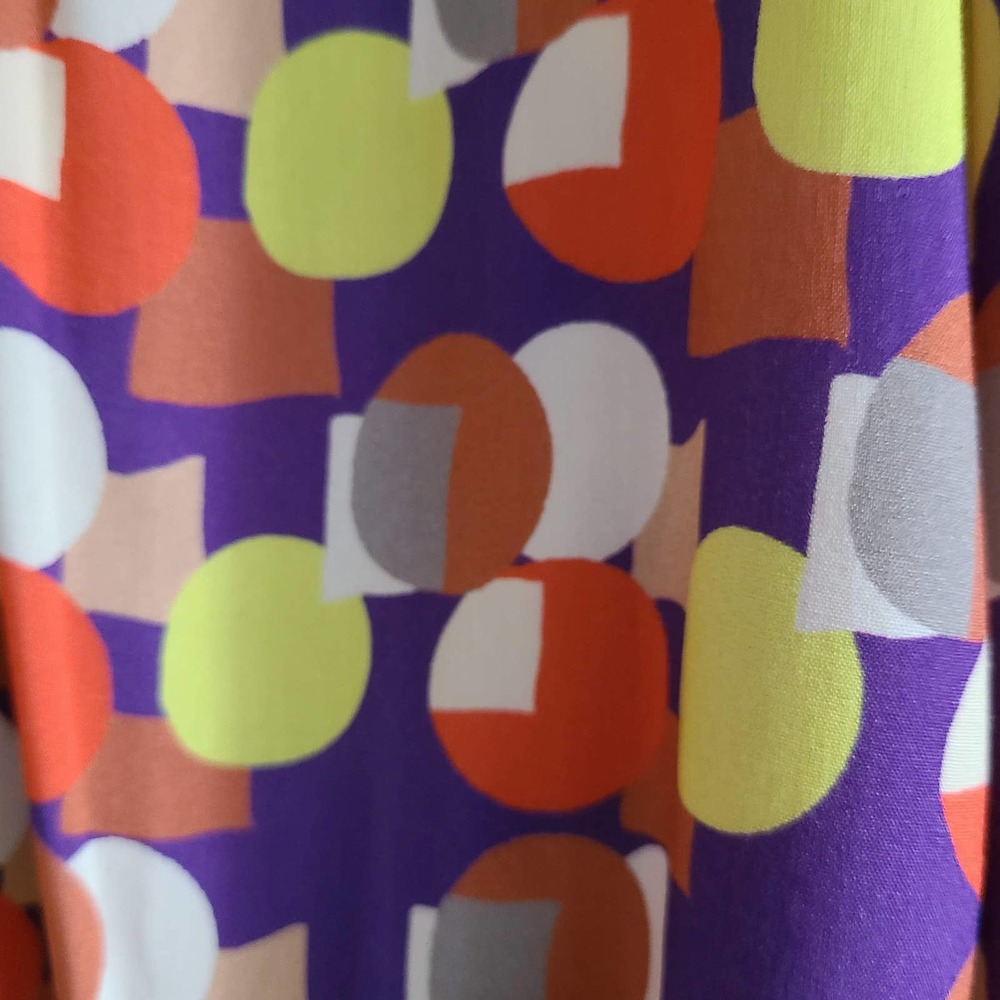 PARISIENNE ET ALORS Colorful Long Sleeve Blouse Women's US 8/Medium FR 38 - Picture 4 of 10